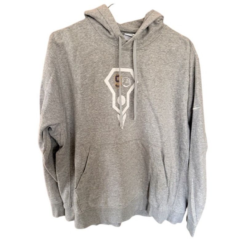 Nike Nike Gray Pullover Hoodie S Logo Graphic Size XL Size US XL / EU 56 / 4 - 1 Thumbnail