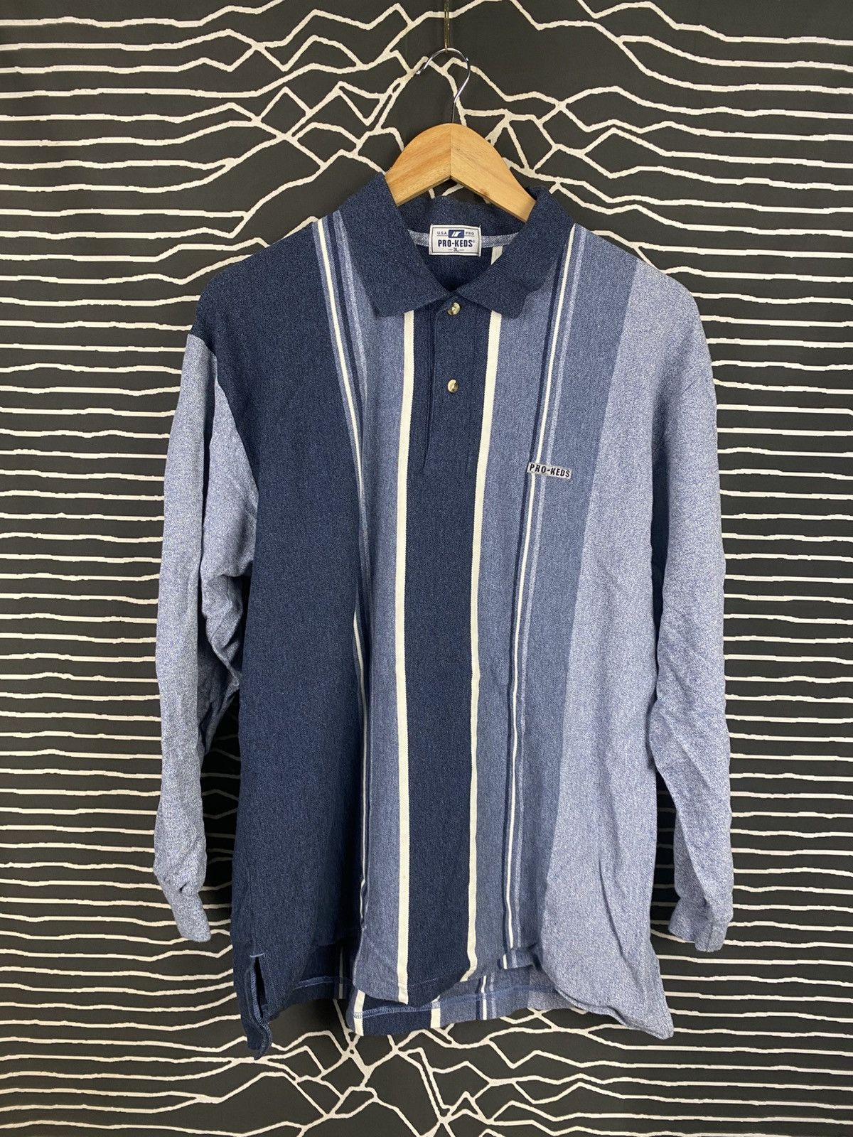 Pro-Keds Pro keds Long Sleeve Polo Tee Size US XL / EU 56 / 4 - 1 Thumbnail