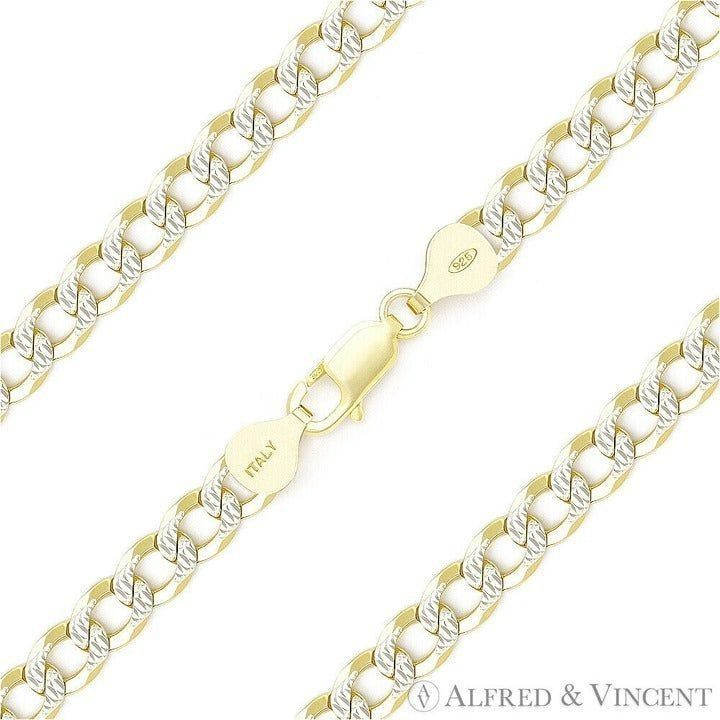 Other Cuban / Curb Link D-Cut Pave Italian Chain Anklet Size ONE SIZE - 1 Thumbnail