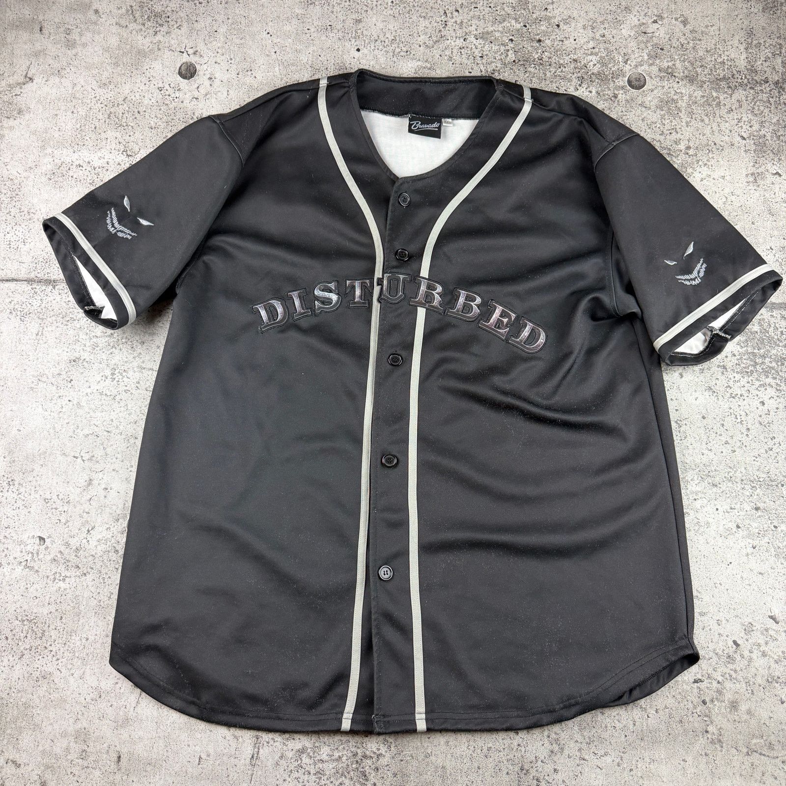 Bravado Disturbed Jersey Indestructible XXL Baseball Jersey Y2K Size US XXL / EU 58 / 5 - 2 Thumbnail