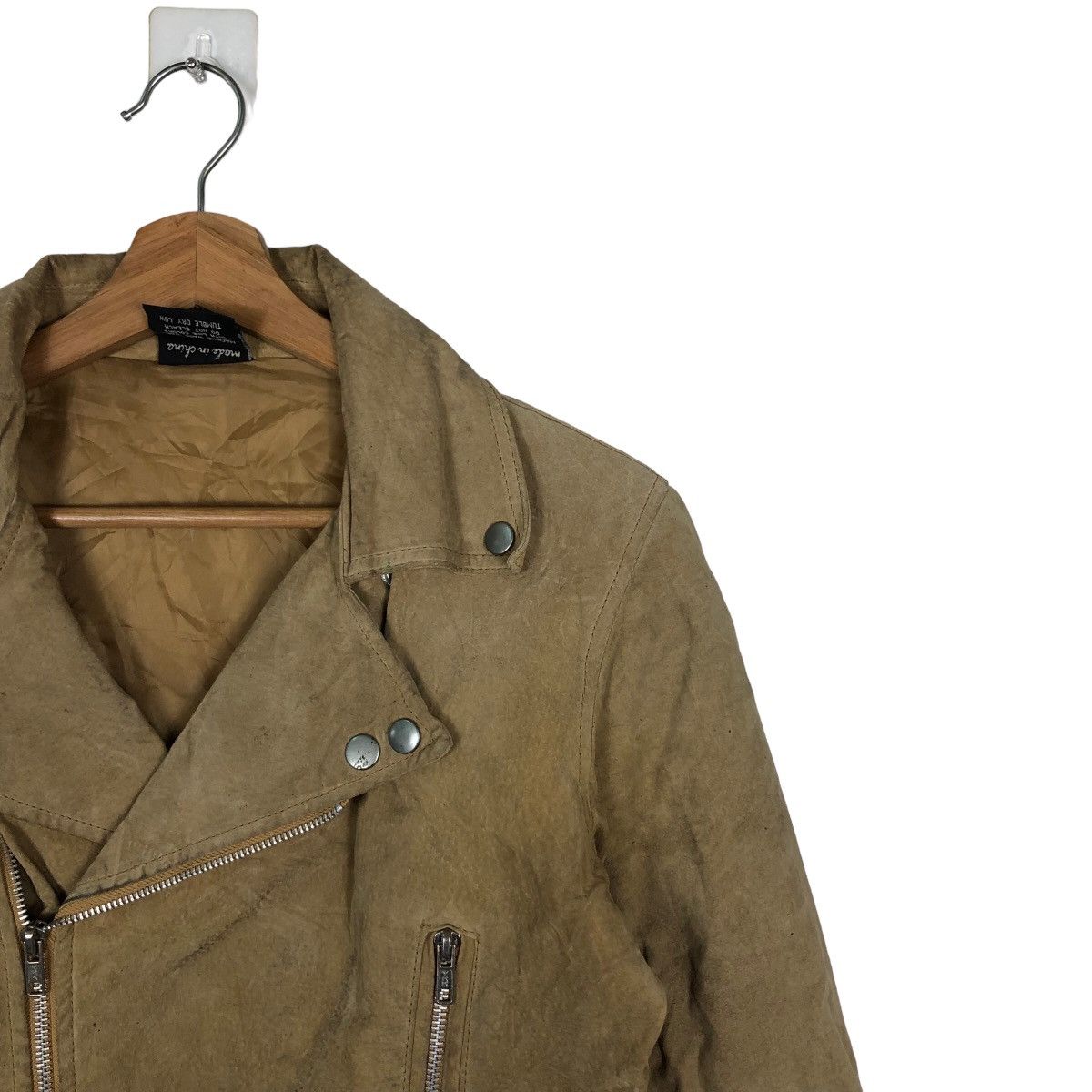 Genuine Leather 🔥90’s Vintage Double Breast Genuine Leather Jacket Racing Size US M / EU 48-50 / 2 - 6 Thumbnail
