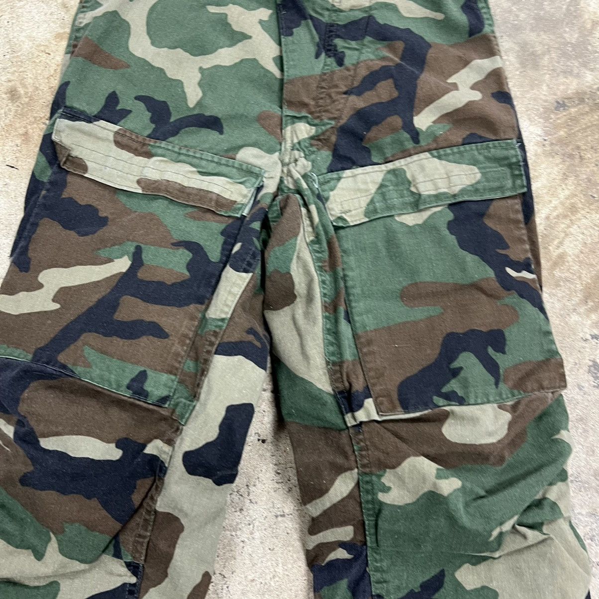 Vintage Vintage 80s camo military cargo pants Size 26" / US 2 / IT 38 - 3 Thumbnail