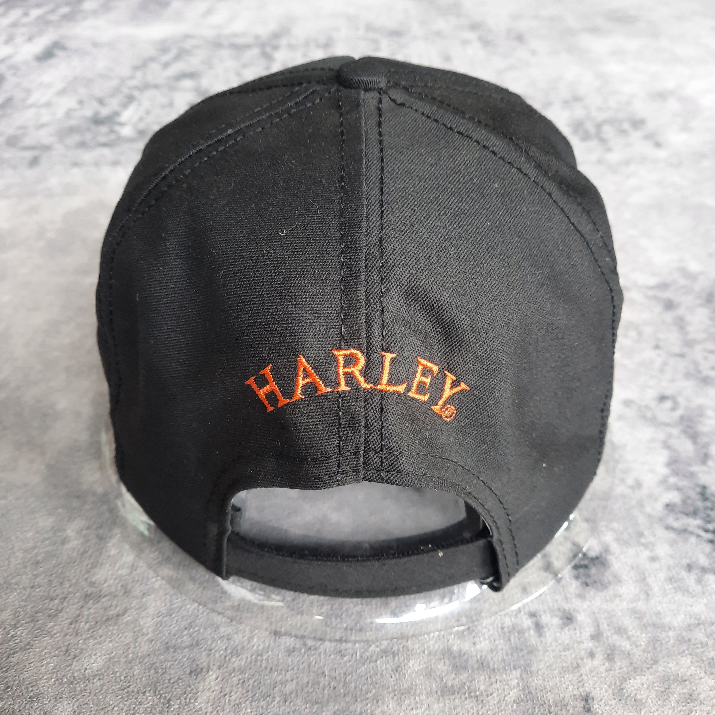 Harley Davidson 🦅 Vintage 70s harley davidson made in usa valcro cap Size ONE SIZE - 7 Thumbnail