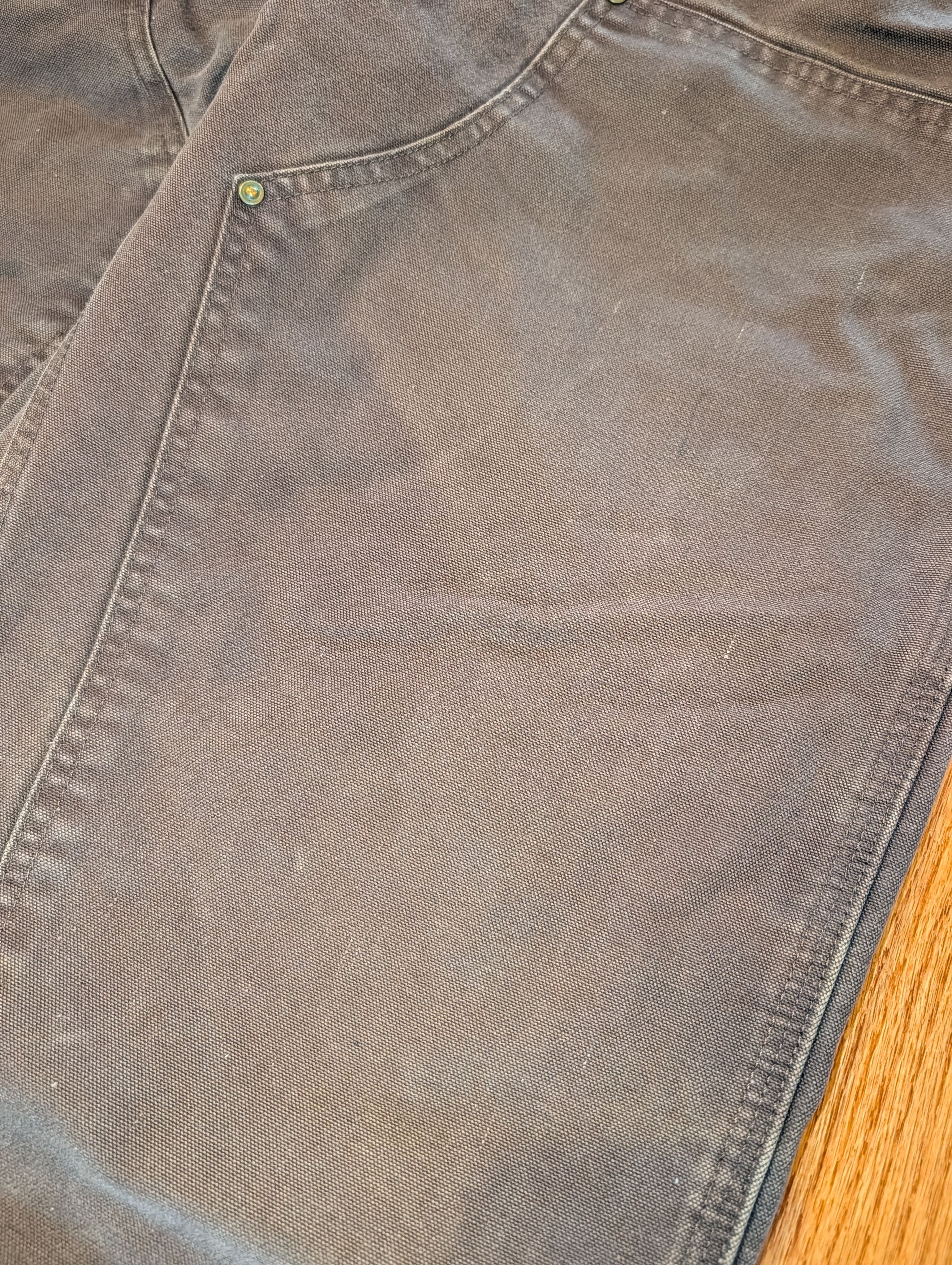 Carhartt Carhartt B136 DKB Double Knee Work Pants Brown 38x32 Size US 38 / EU 54 - 9 Thumbnail