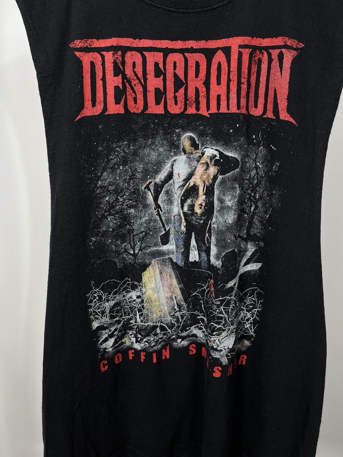 Band Tees × Vintage Vintage 2000’s Desecration Band Rock Sleeveless Tank Top Size US XL / EU 56 / 4 - 2 Thumbnail