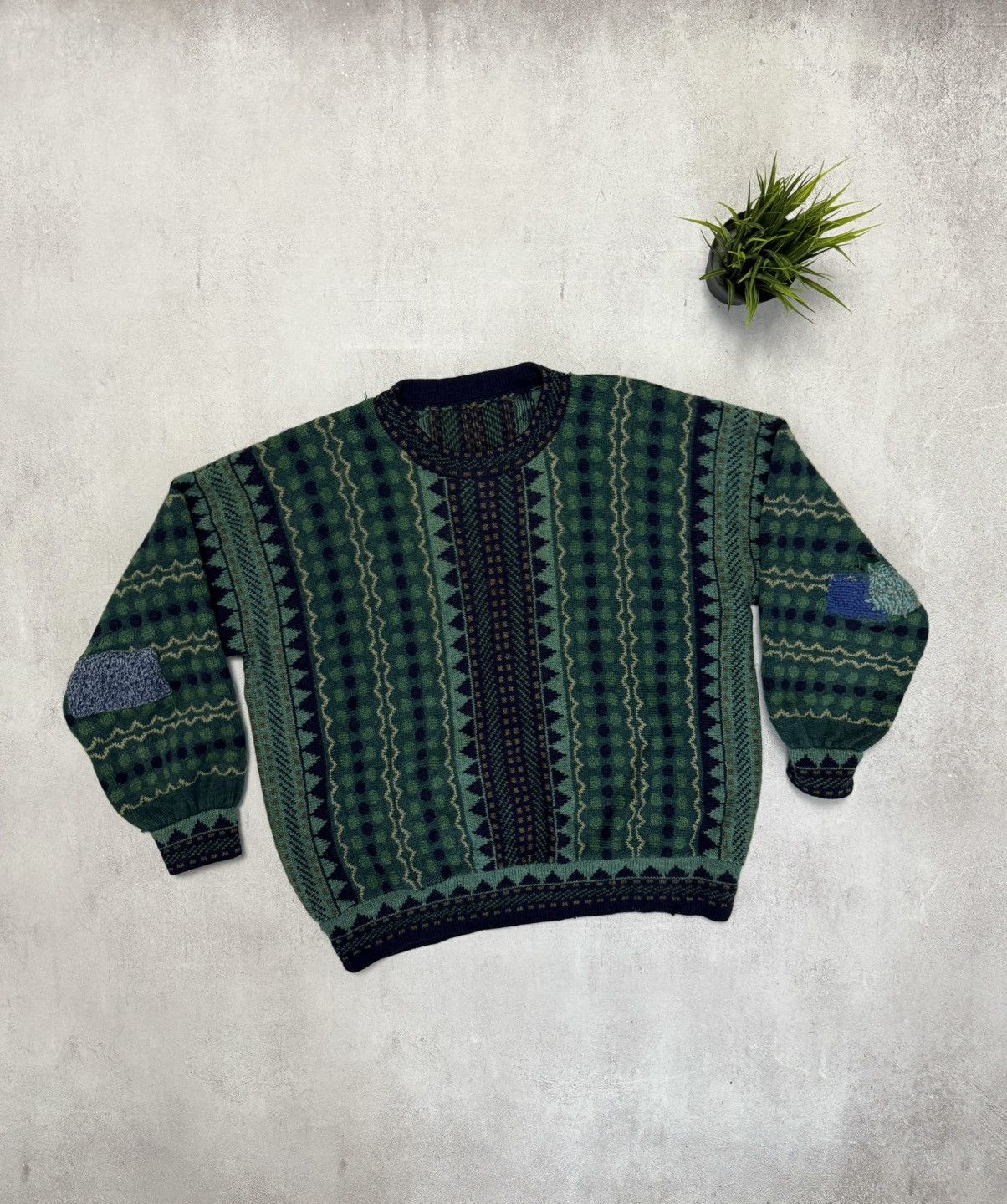 Retrofit × Vintage SICK VINTAGE SWEATER KNIT DISTRESSED BAGGY Y2K BALENCIAGA Size US M / EU 48-50 / 2 - 1 Thumbnail