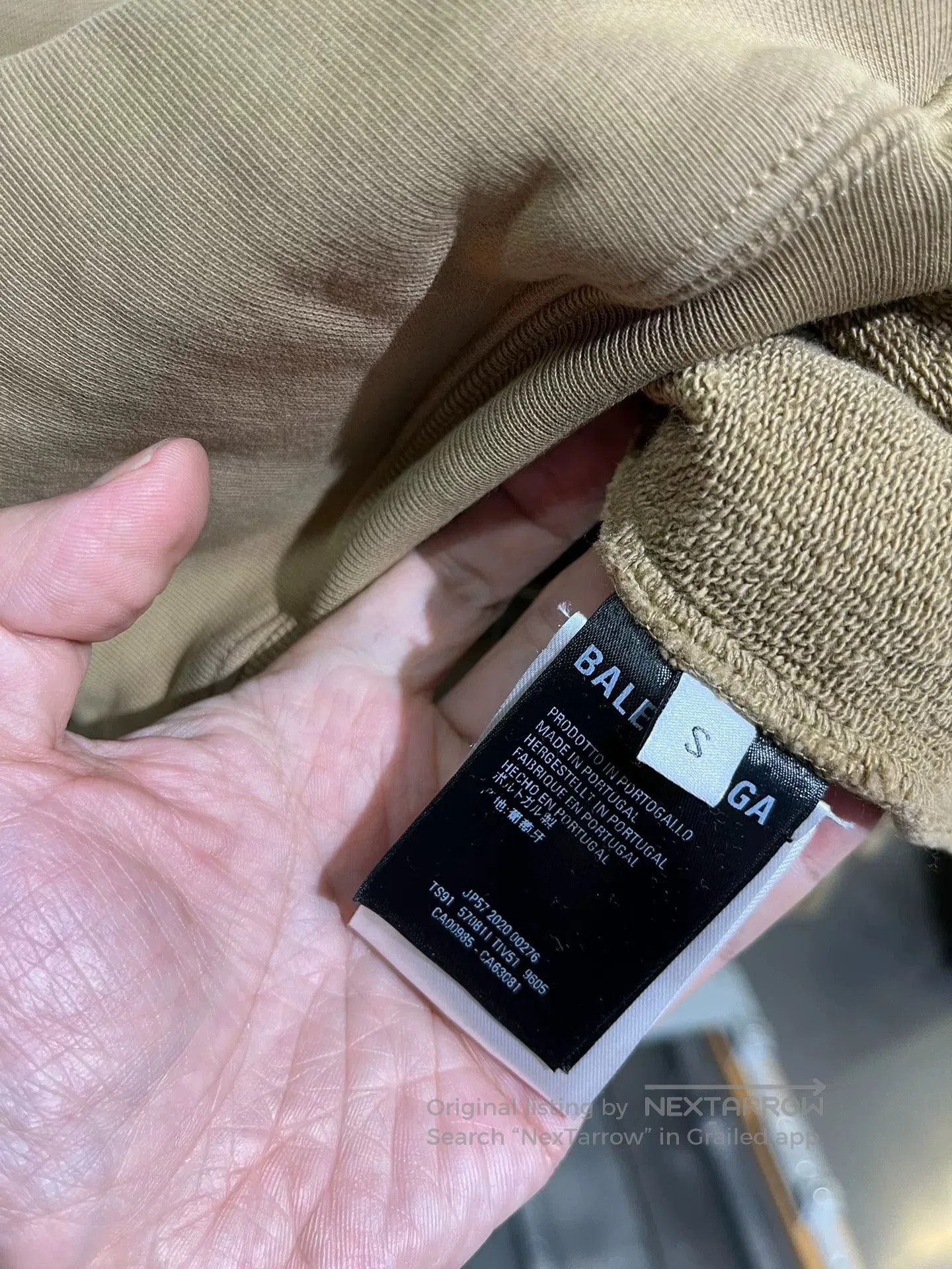 Balenciaga Balenciaga Beige Mailbox Hoodie S. Size US S / EU 44-46 / 1 - 6 Thumbnail