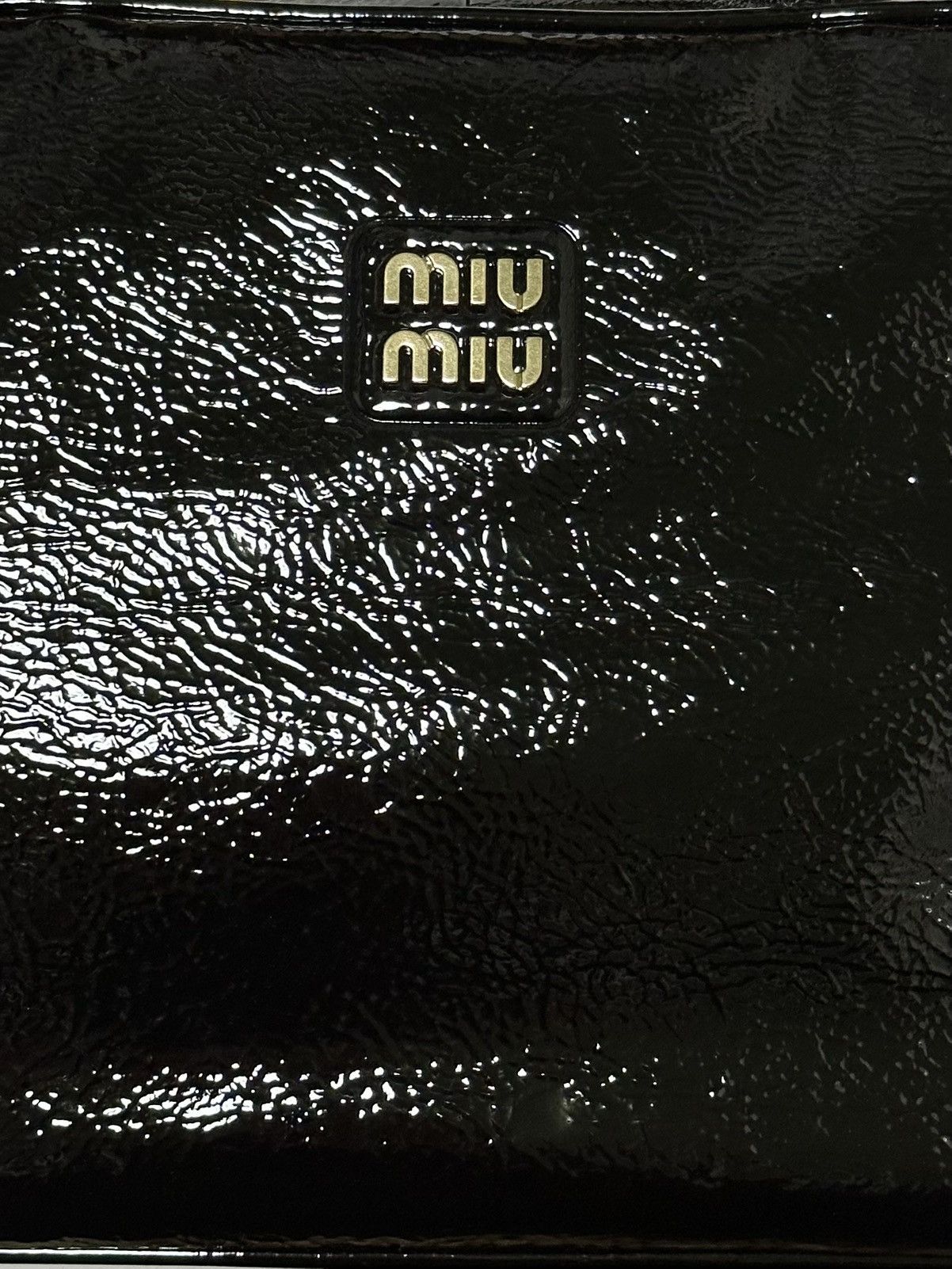 Miu Miu MIU MIU Beau Naplak Patent Leather Bag Size ONE SIZE - 6 Thumbnail