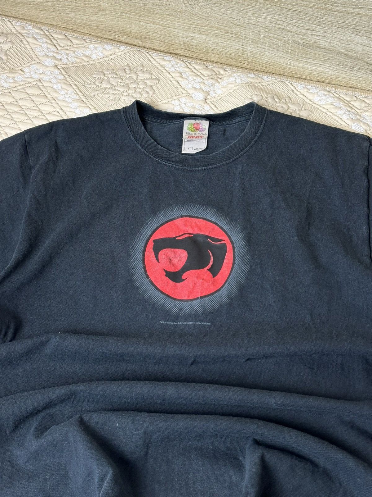 Cartoon Network 🔥 Vintage 00s Thunder Cats Logo Cartoon Graphic T Shirt Y2K Size US L / EU 52-54 / 3 - 6 Thumbnail