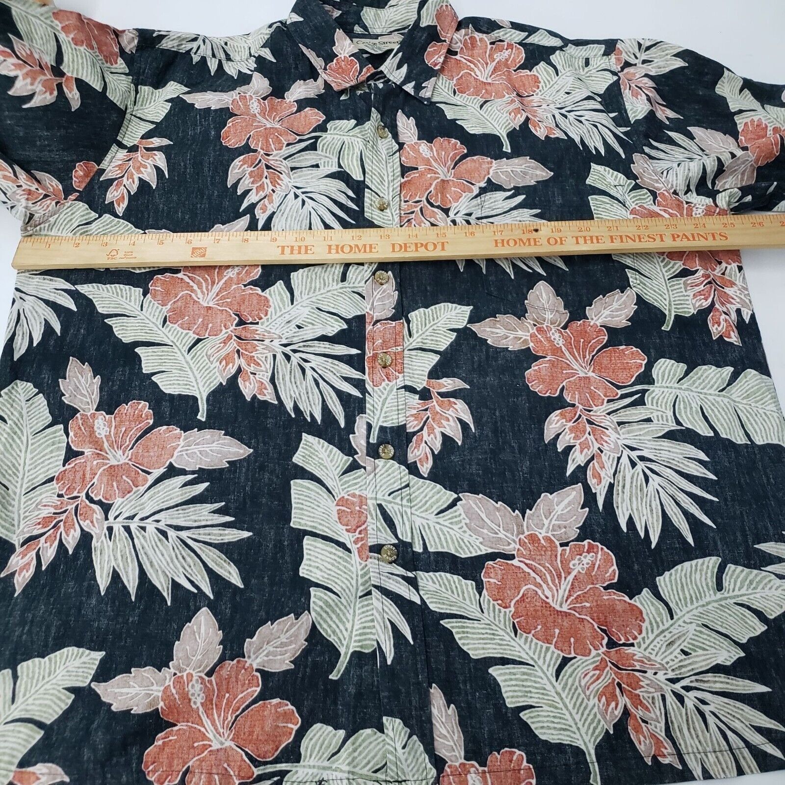 Designer Cooke Street Hawaiian Floral Shirt Mens Size XL Reverse Size XL / US 12-14 / IT 48-50 - 7 Thumbnail