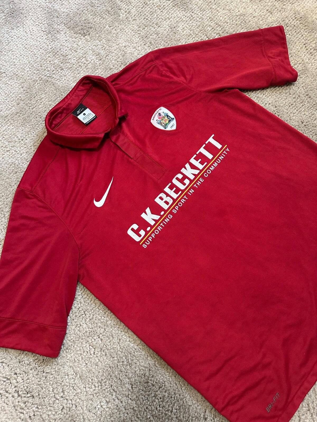 Nike Nike Barnsley 2011/2012 Home Football Shirt Jersey Mens Sz L Size US L / EU 52-54 / 3 - 3 Thumbnail