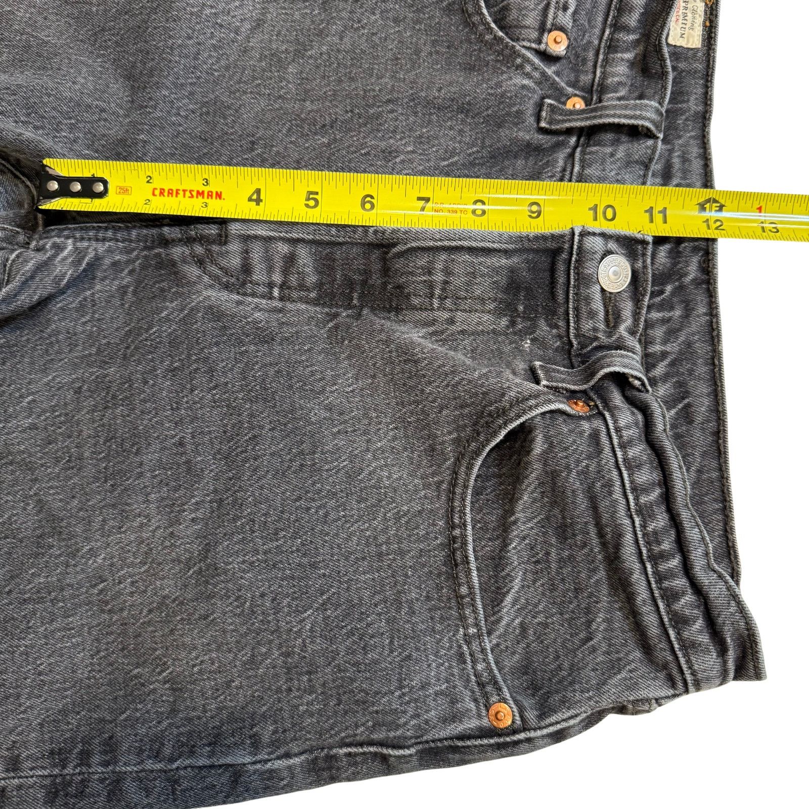 Levi's Levi’s 501 Straight Leg Black Jeans w/ Button Fly Size US 30 / EU 46 - 5 Thumbnail