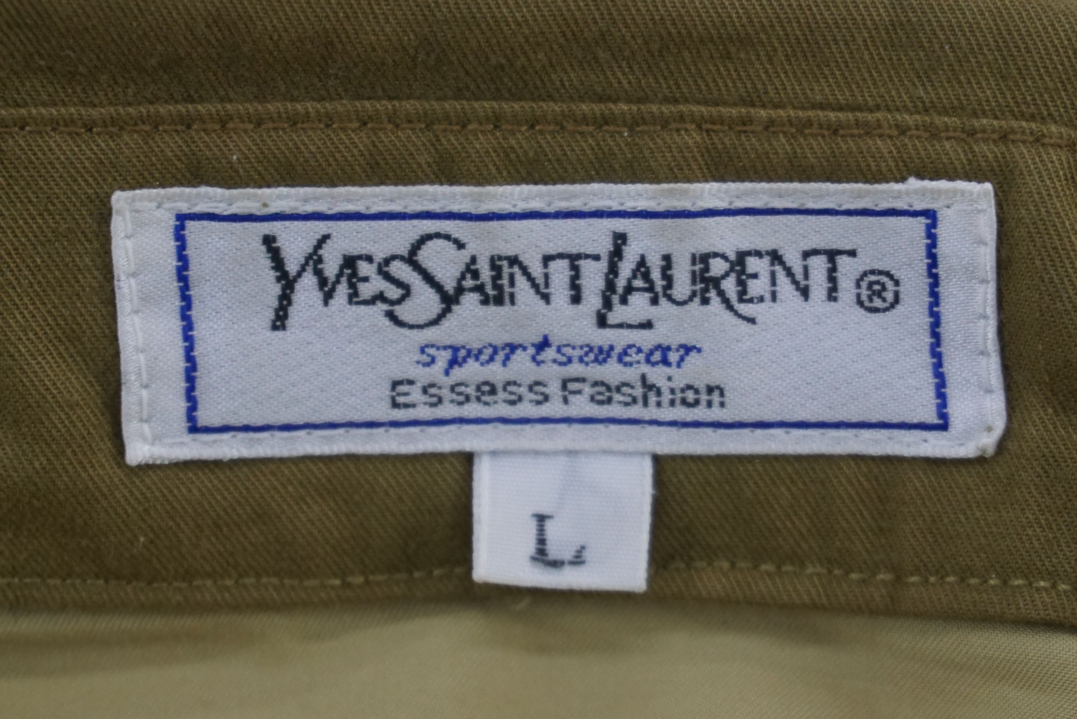Yves Saint Laurent YSL Sportswear Essess Fashion Field Hunting Windbreaker Size US L / EU 52-54 / 3 - 11 Thumbnail