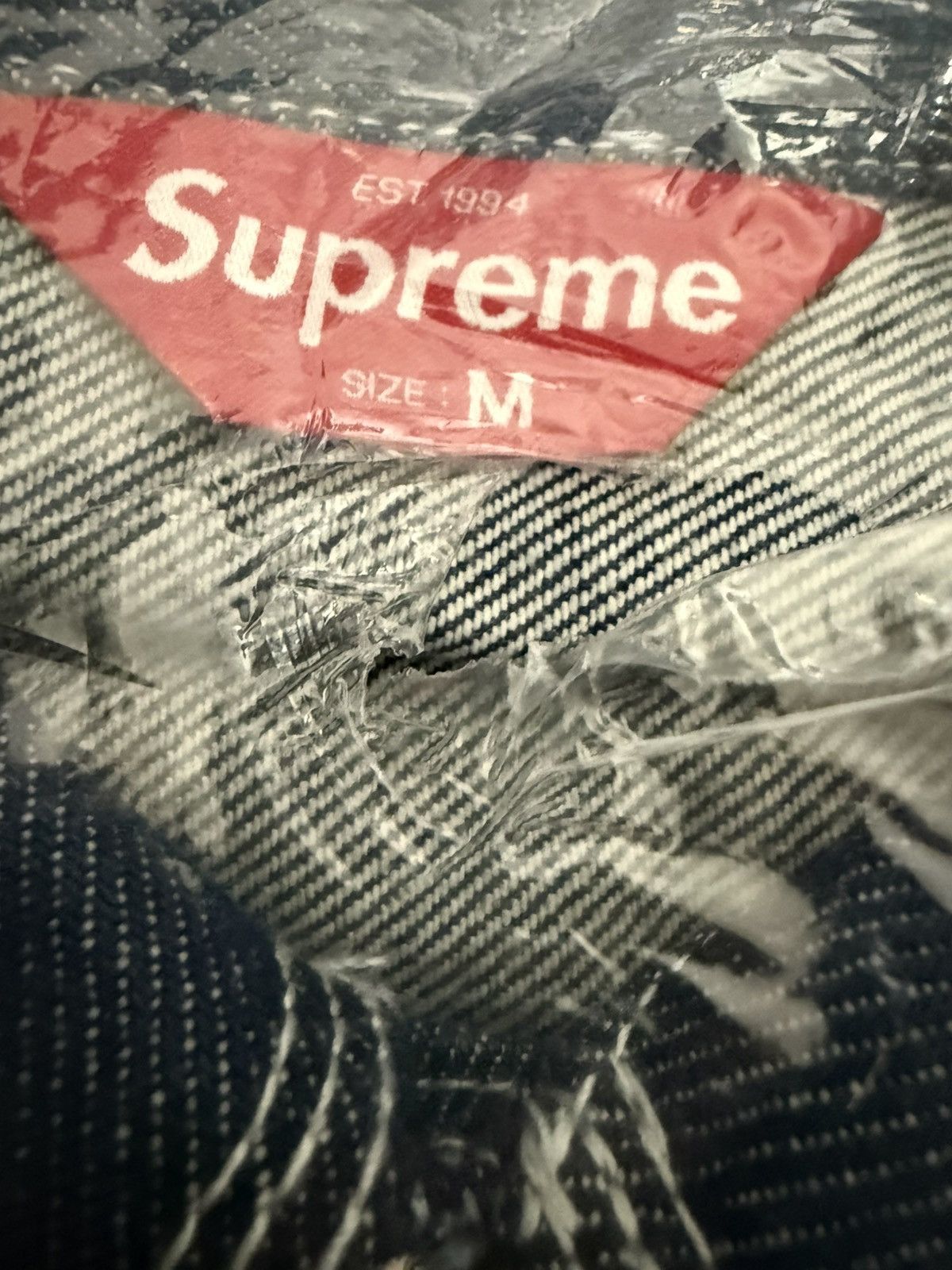 Supreme Supreme Smurfs Blue Denim Jacket Size US M / EU 48-50 / 2 - 4 Thumbnail