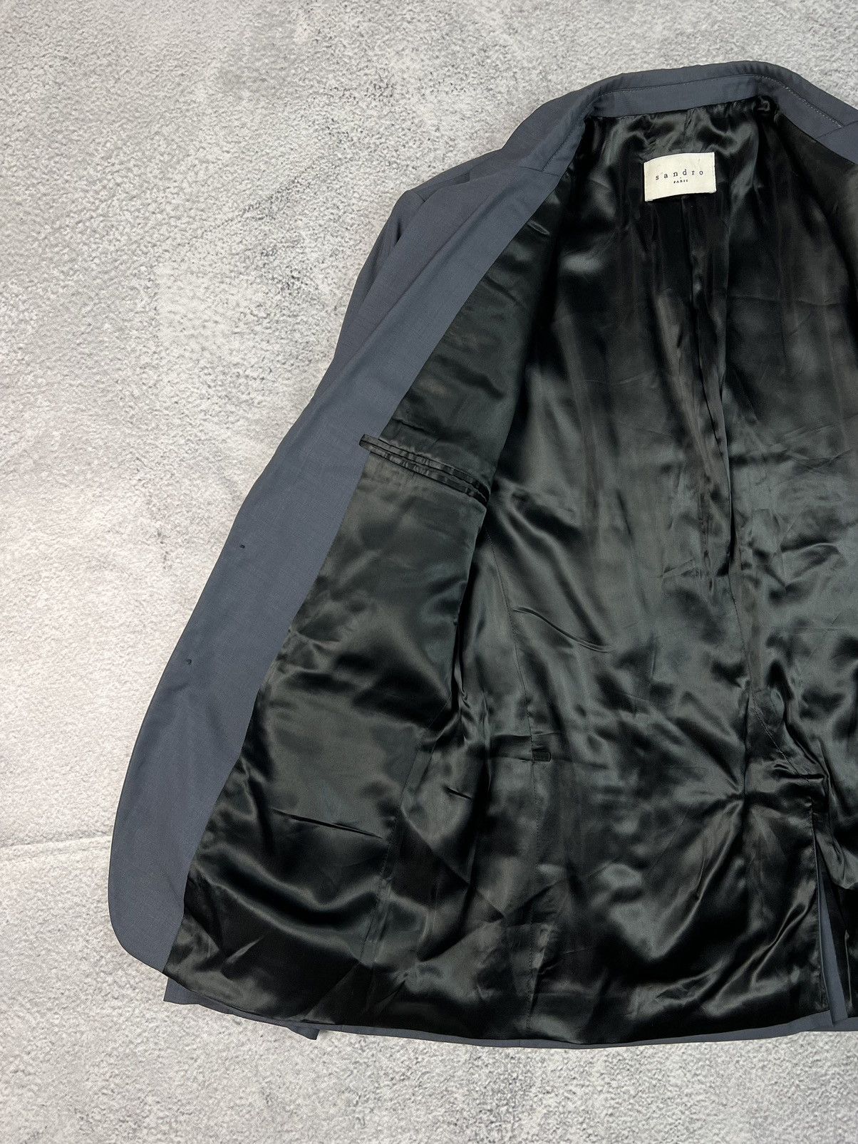 Designer × Sandro Sandro Paris luxury blazer jacket Size 52S - 9 Thumbnail