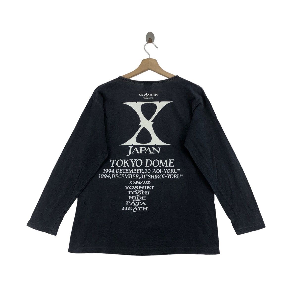 Band Tees Vintage 90s X JAPAN Long Sleeve Rock Heavy Metal Size US L / EU 52-54 / 3 - 4 Thumbnail