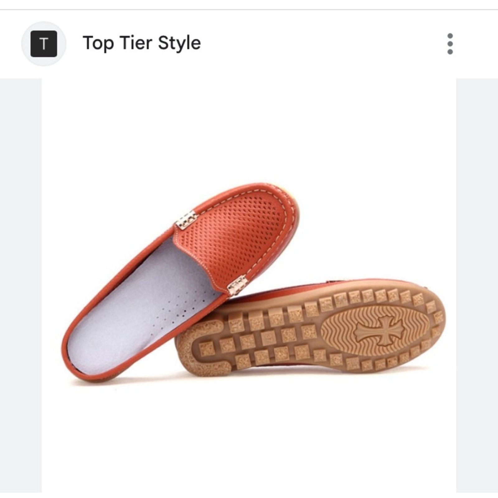 Byron Top Tier Style • Slip On Backless Loafer in Red • Size 7-7.5 Size US 7 / IT 37 - 1 Thumbnail