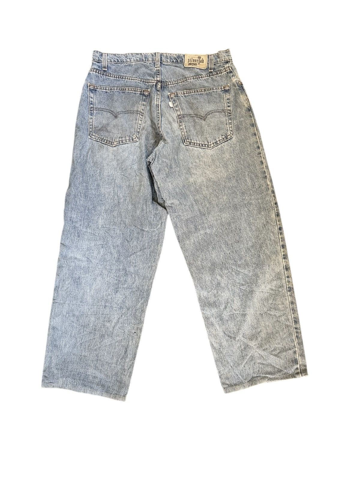 Levi's Vtg 90s Levis Silvertab baggy pants Size US 35 - 2 Thumbnail