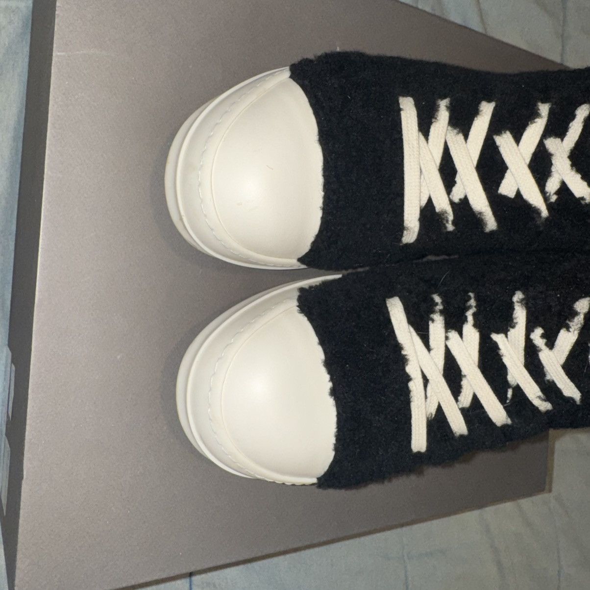 Rick Owens Rick Owens 2022 Shearling Ramones Size US 9 / EU 42 - 6 Thumbnail