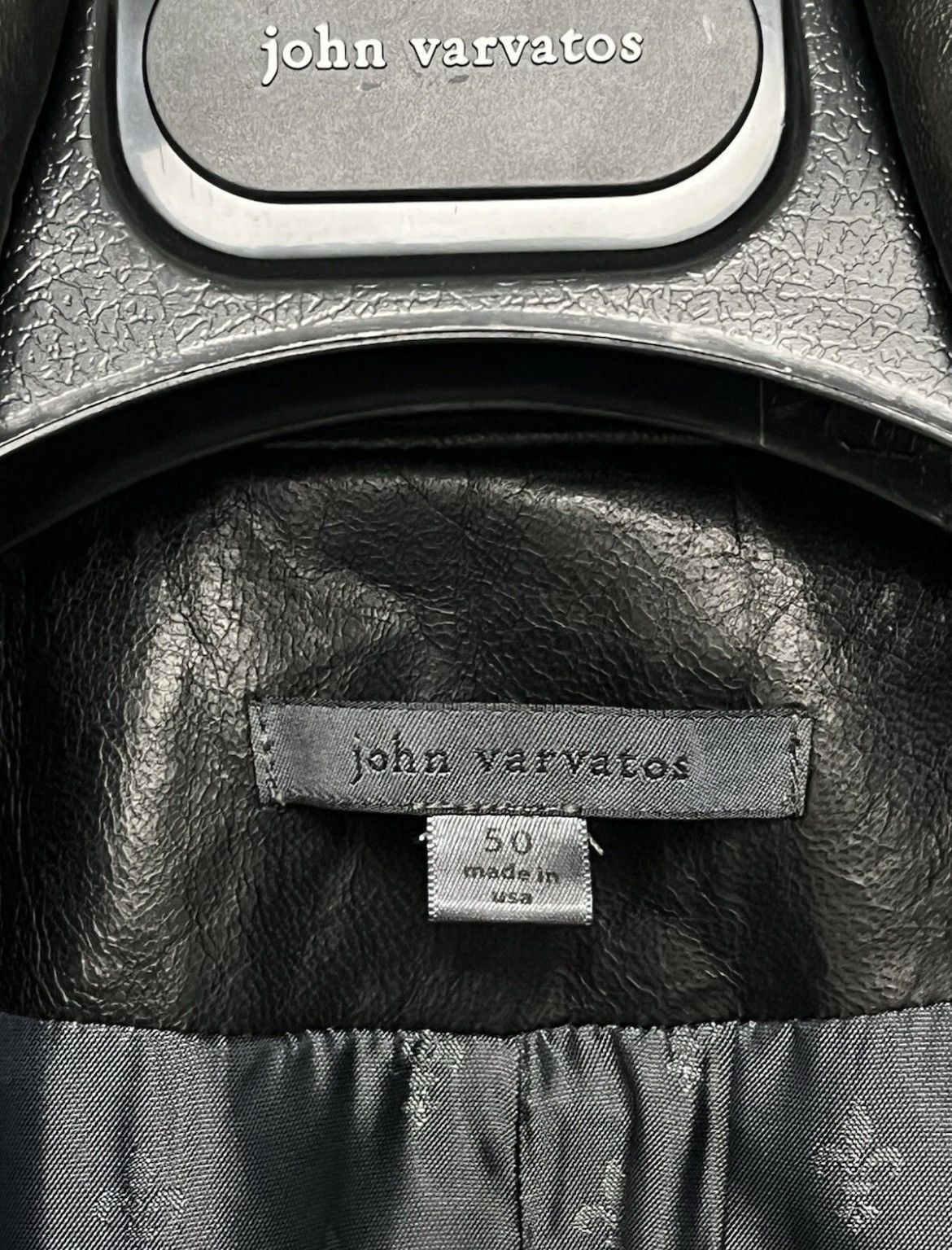 John Varvatos Contrast leather Trench Coat Size EU50 USA 40. Size US M / EU 48-50 / 2 - 11 Thumbnail