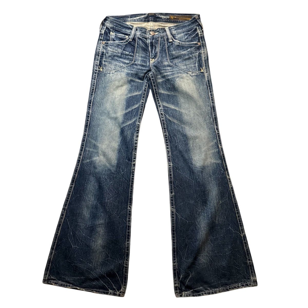 Tornado Mart 🔥🇯🇵 Vintage Flared Sick Japanese Brappers Jeans Size US 30 / EU 46 - 1 Thumbnail