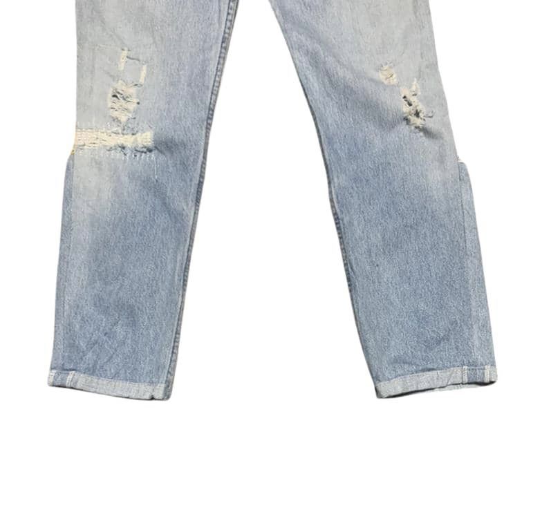 Levi's Vintage Levis 501 Straight Patchwork Jeans Size US 34 / EU 50 - 10 Thumbnail