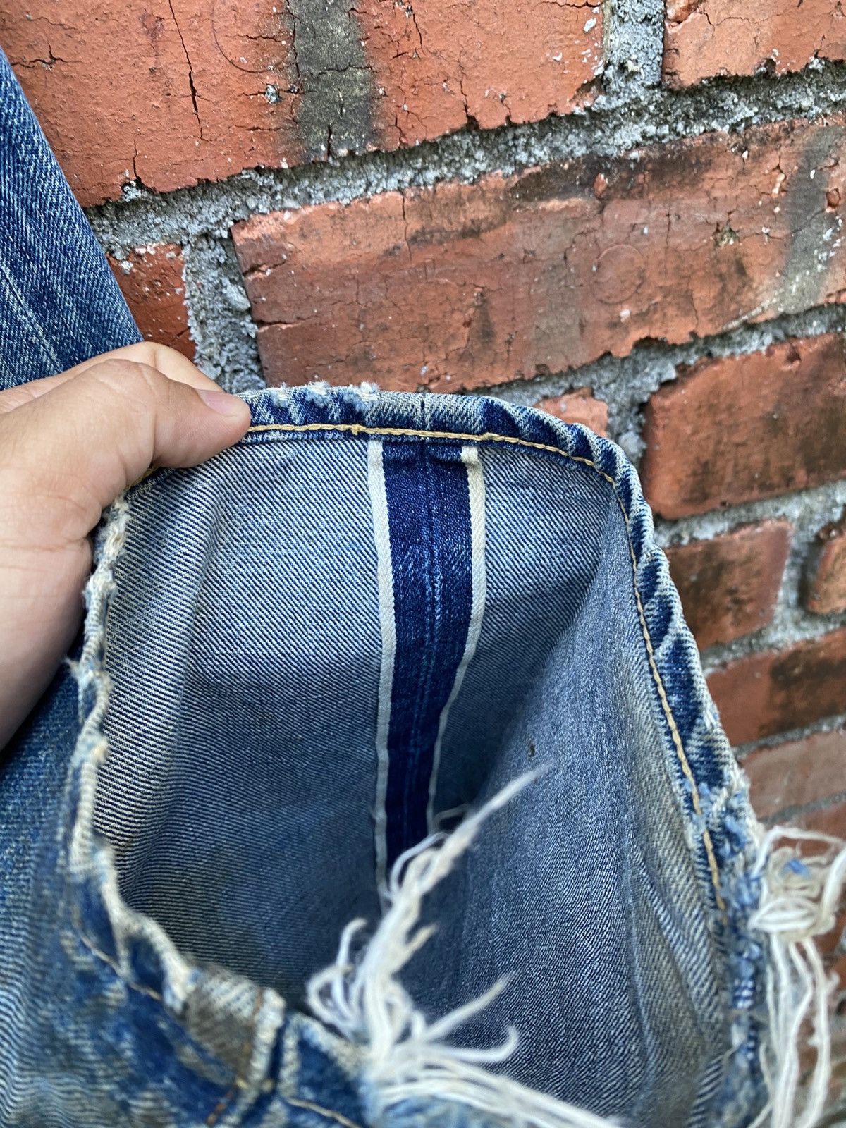 Levi's Vintage Clothing W32x30 Vintage levi's 501xx redline distressed dirt made USA Size US 32 / EU 48 - 7 Thumbnail