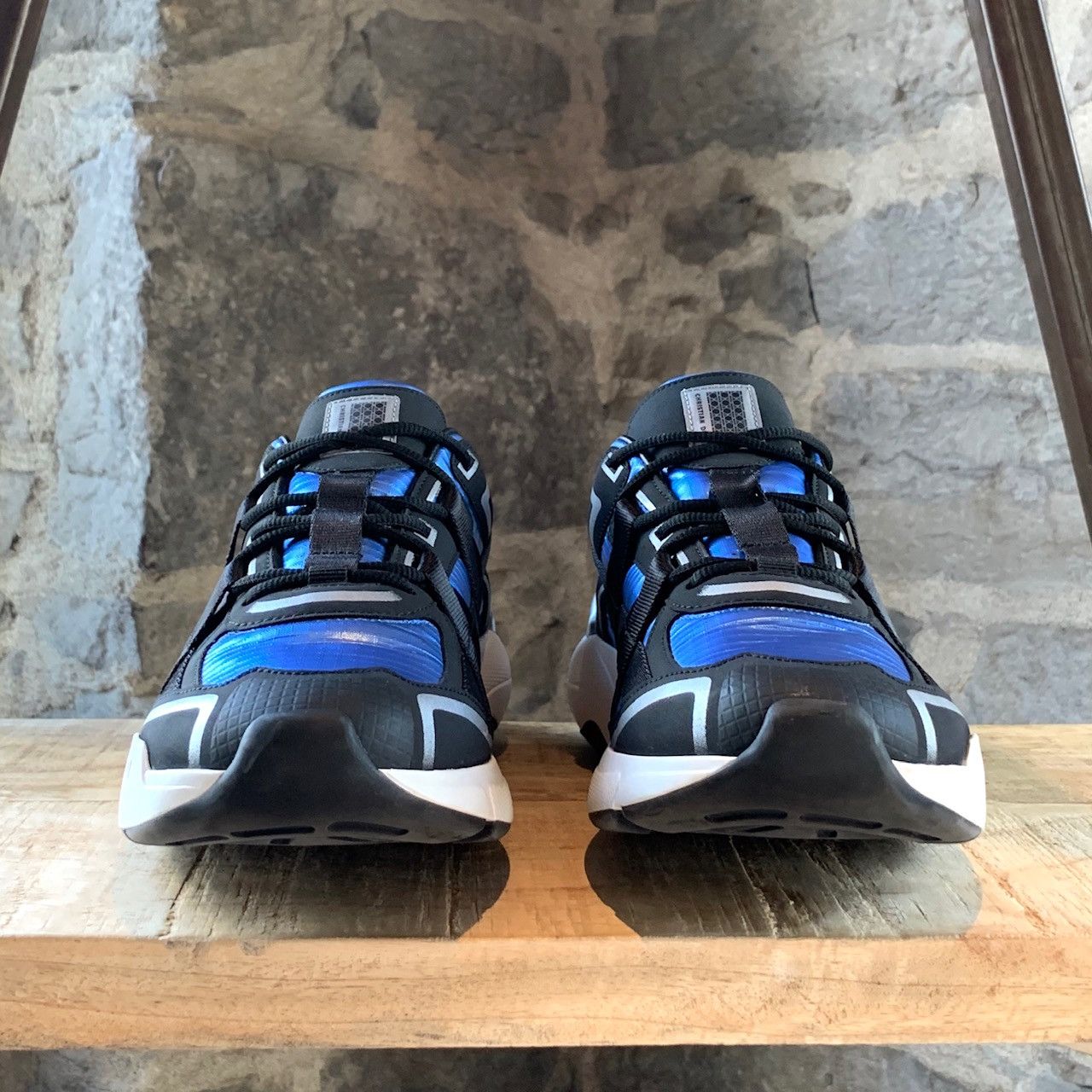 Club Sorayama × Dior Christian Dior X Sorayama B24 Runtek Blue Sneakers Size US 8 / EU 41 - 3 Thumbnail
