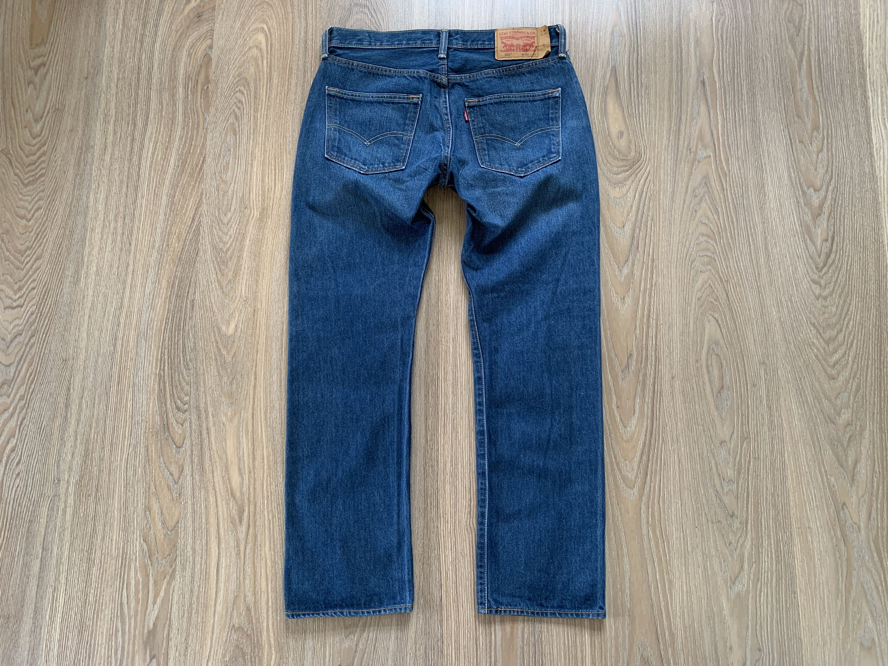 Levi's Levi's 501 Distressed Blue Jeans Size US 32 / EU 48 - 3 Thumbnail