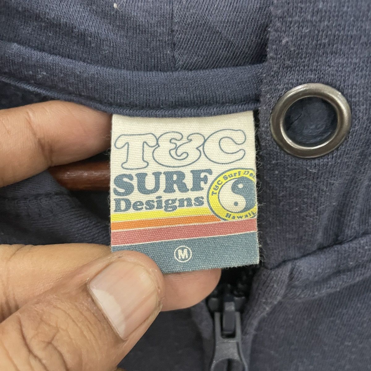 Japanese Brand Vintage T&C Surf Design Zipper Ups Sweatshirt Size US M / EU 48-50 / 2 - 5 Thumbnail
