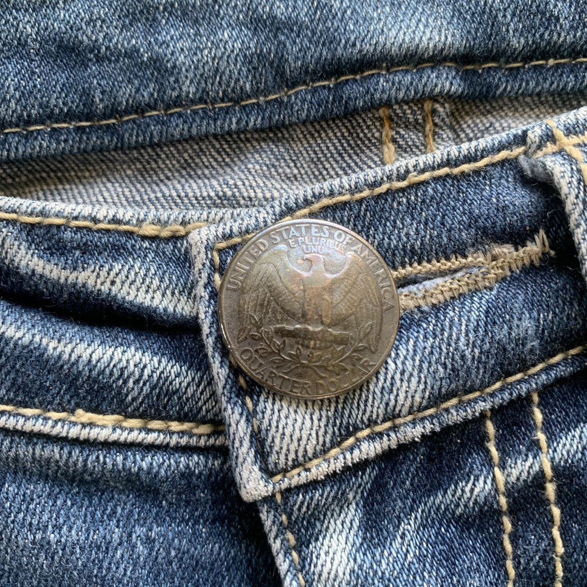 Other Vintage Japanese d.i.a Zipper Skinny Jeans Size US 28 / EU 44 - 6 Thumbnail