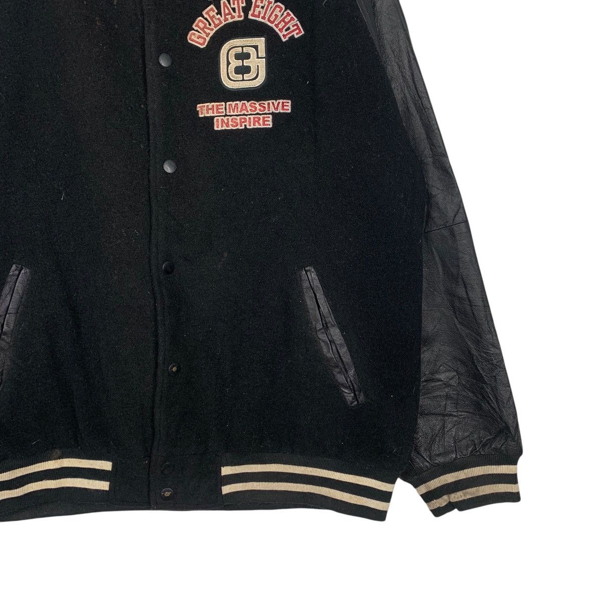 Japanese Brand Japanese Brand Great Eight Varsity Jacket Size US XL / EU 56 / 4 - 4 Thumbnail