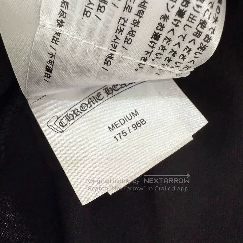 Chrome Hearts CHROME HEARTS Size M Black and blue logo short sleeves Size US M / EU 48-50 / 2 - 4 Thumbnail