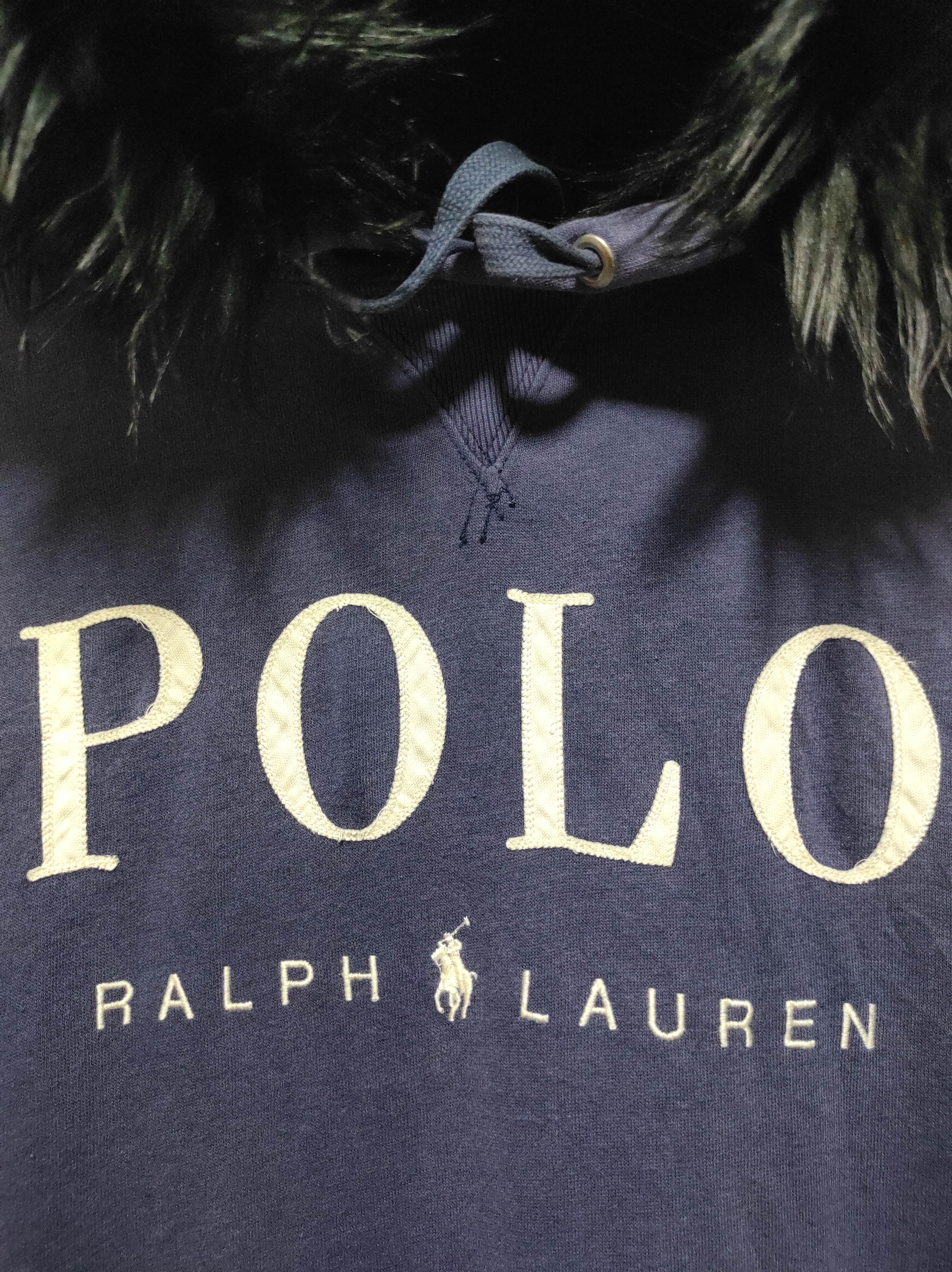 If Six Was Nine Polo Ralph Lauren navy faded Fur Hoodie Lgb Style Size US M / EU 48-50 / 2 - 7 Thumbnail
