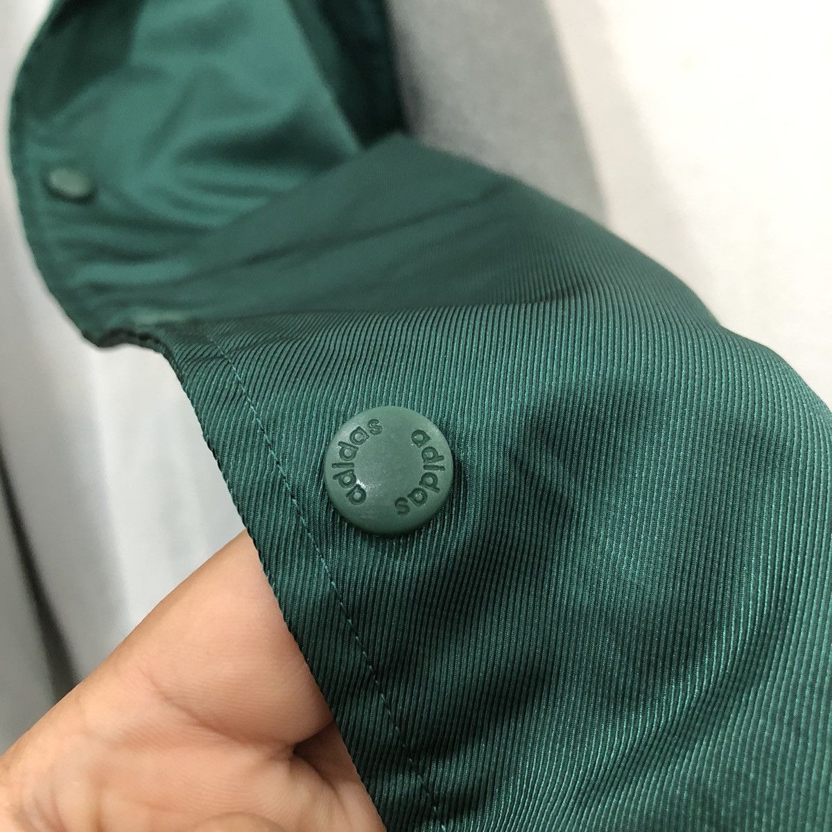 Adidas × Vintage Adidas Big Logo Coach Button Jacket Size US L / EU 52-54 / 3 - 6 Thumbnail