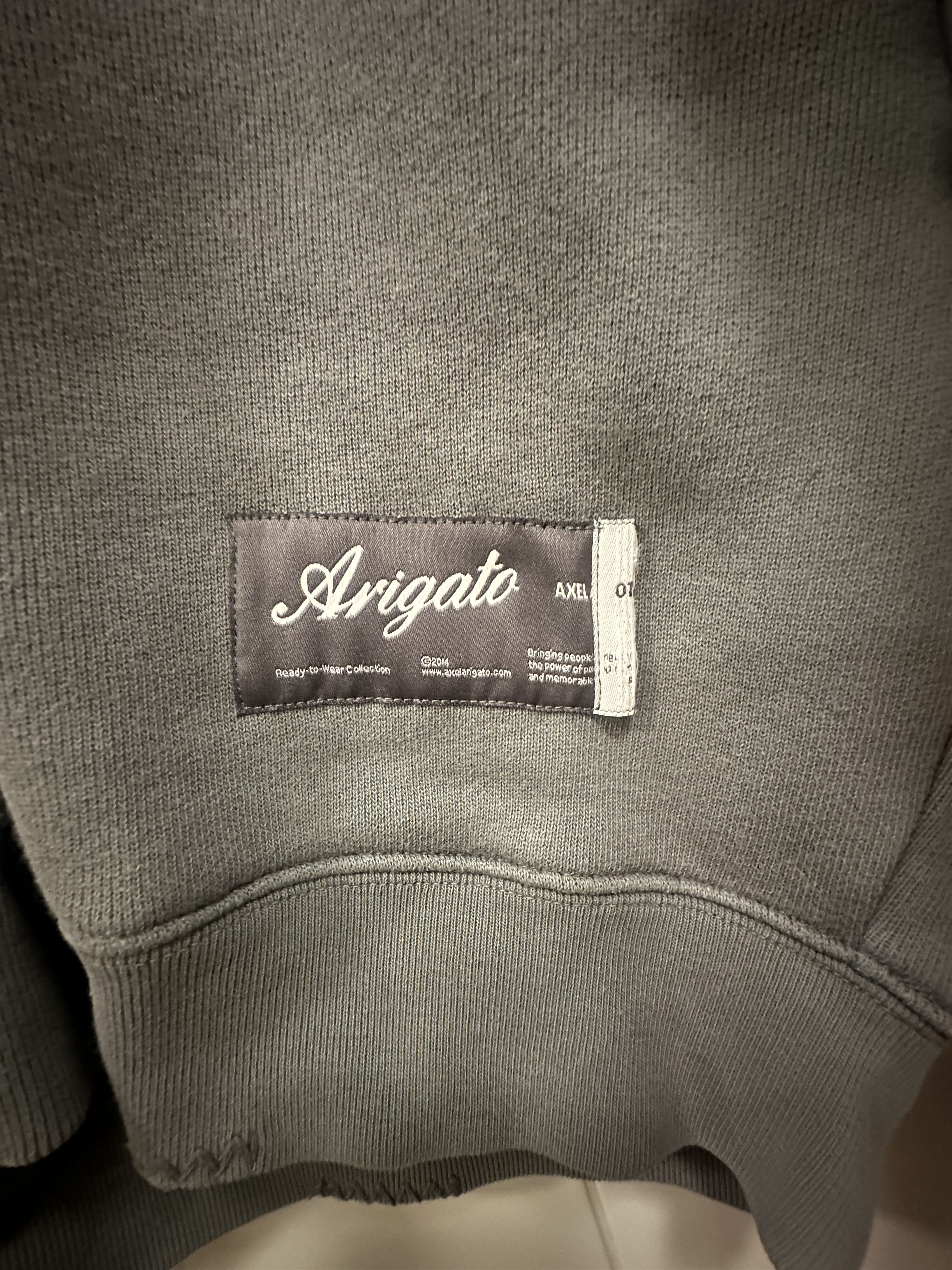 Axel Arigato Chopped Distressed Sweatshirt AXEL ARIGATO Size US XL / EU 56 / 4 - 4 Thumbnail