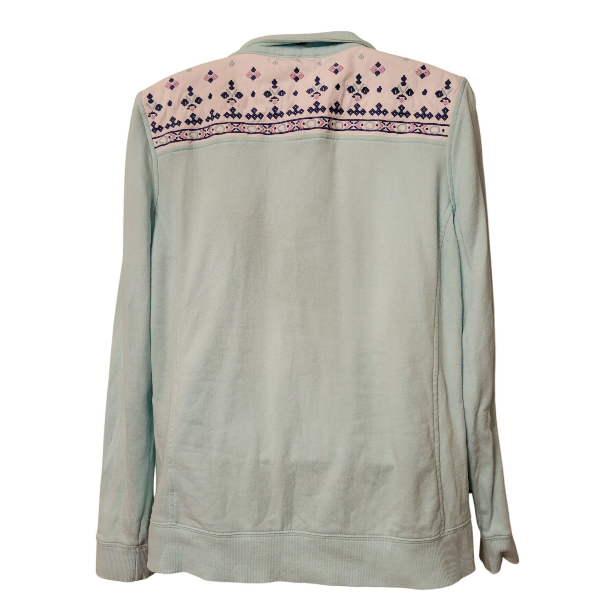 Vineyard Vines Vineyard Vines Zip Sweatshirt M Cotton SHEP Shirt Blue Embro Size M / US 6-8 / IT 42-44 - 3 Thumbnail