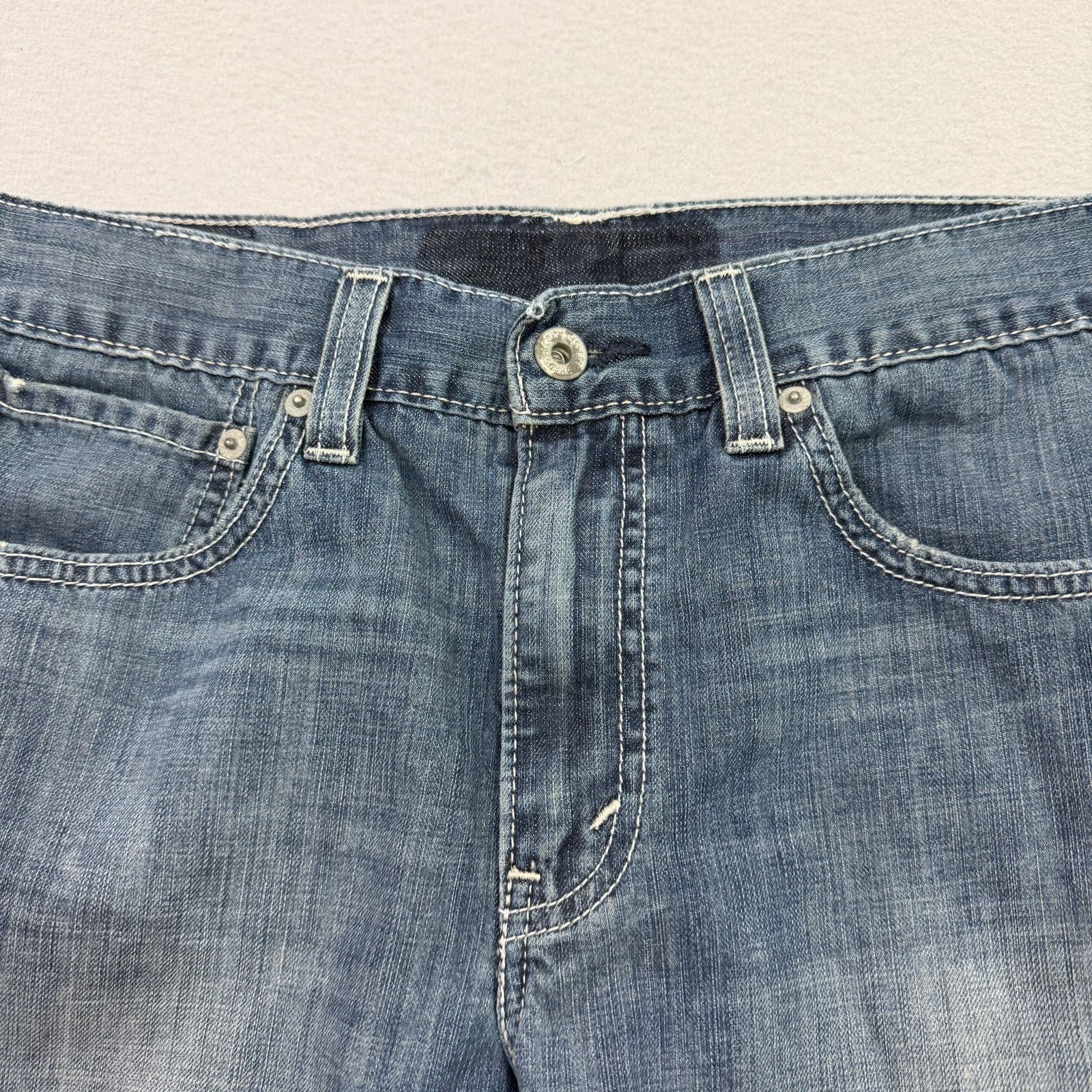 Levi's Vintage Levis 511 Jean Shorts Mens 33 Blue 11" Inseam Skinny Size US 33 - 3 Thumbnail