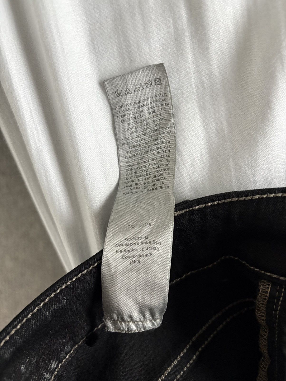 Rick Owens Drkshdw Rick owens DRKSHDW detroit waxed denim Size US 33 - 6 Thumbnail