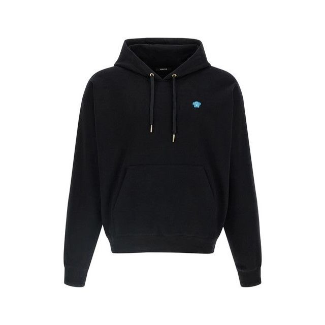 VERSACE Medusa Black Cotton Hoodie New & Authentic (Men's si