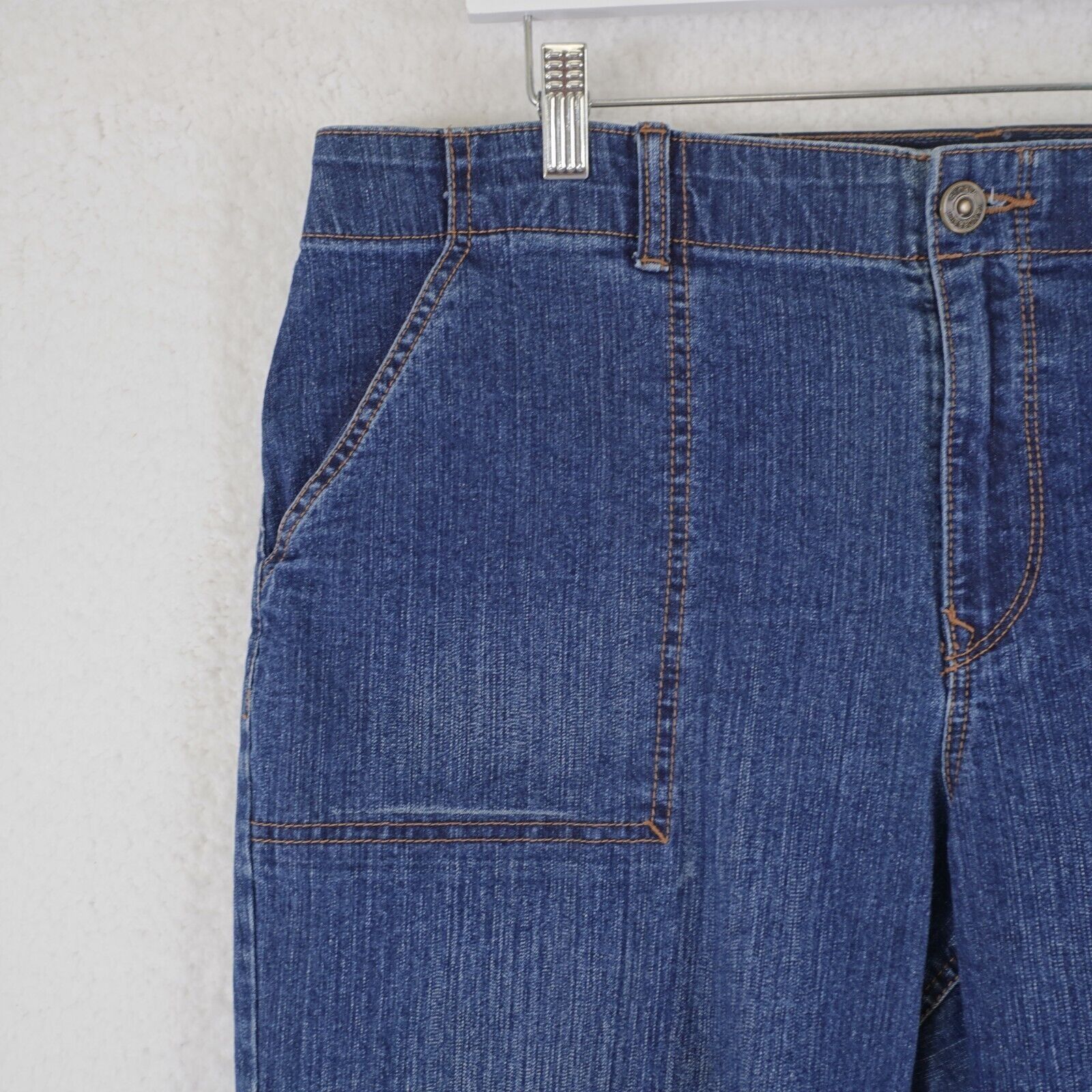 Gloria Vanderbilt Gloria Vanderbilt Capri Denim Elastic Waist Jeans Size 14 Hi Size 36" / US 14 / IT 50 - 3 Thumbnail