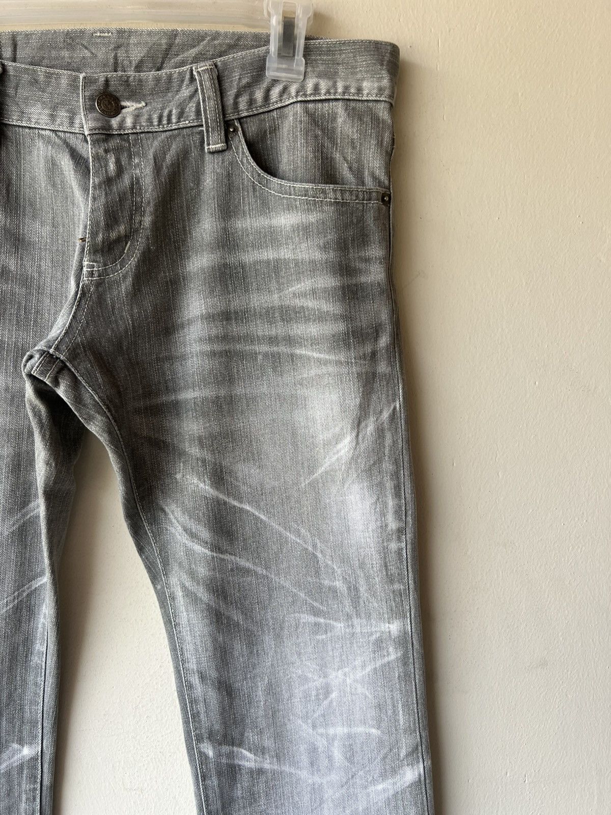 Tornado Mart Tornado Mart Distressed Fade Denim Flare Jeans Size US 31 - 13 Thumbnail