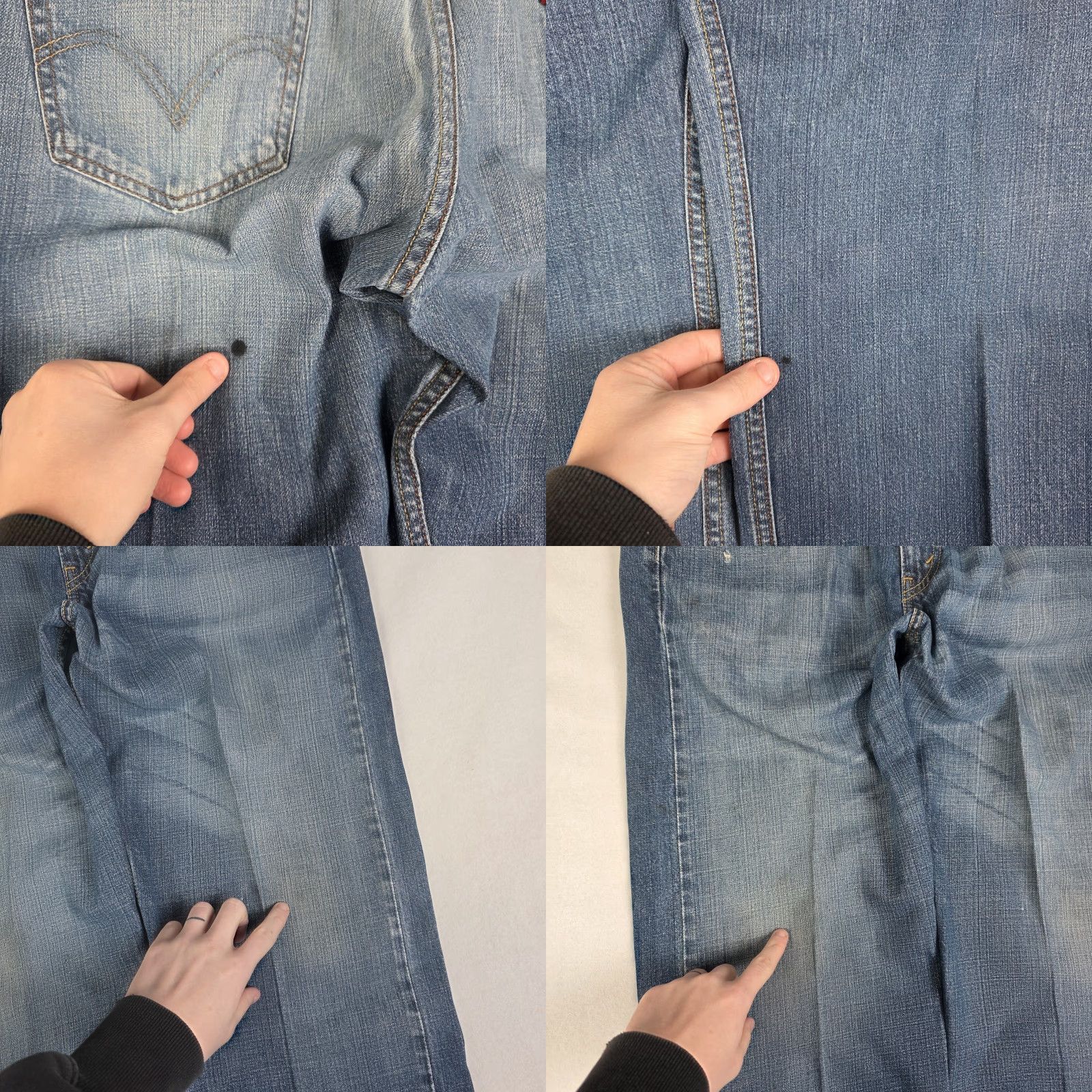 Levi's VINTAGE Levi's 569 Jeans Mens Blue 36x32 Skater Grunge Distressed Fade Size US 36 / EU 52 - 9 Thumbnail