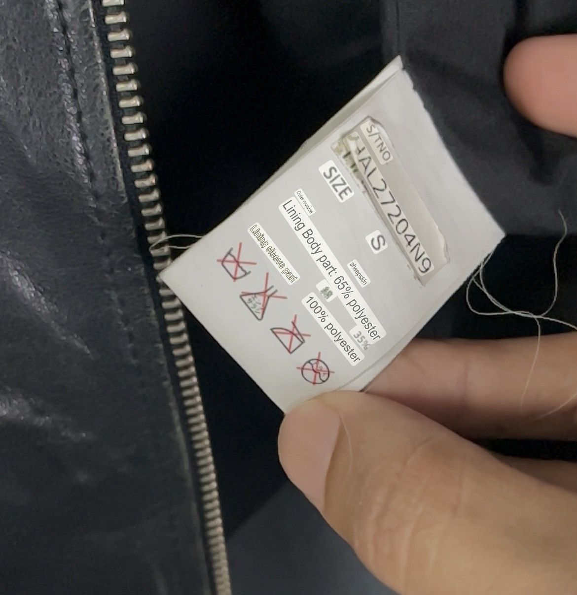 Genuine Leather × HARE × Japanese Brand Hare Lambskin Leather Cropped Bike Jacket Size S / US 4 / IT 40 - 10 Thumbnail