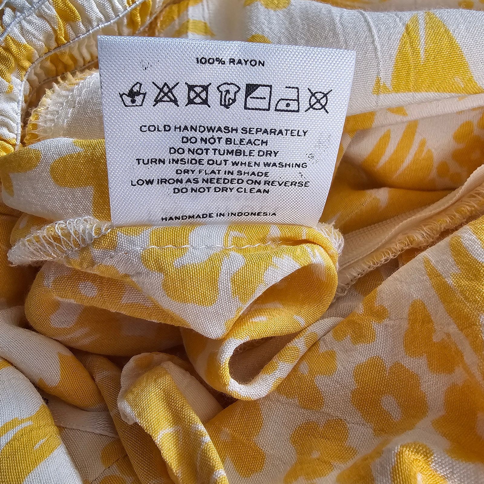 REVOLVE EUC Faithfull the Brand Yellow Floral Kasbah Jumpsuit 2 XS Size 26" / US 2 / IT 38 - 12 Thumbnail