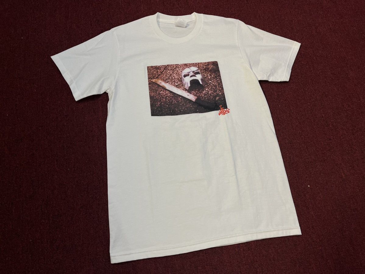 image of Supreme Mf Doom Tee White, Men's (Size Small)