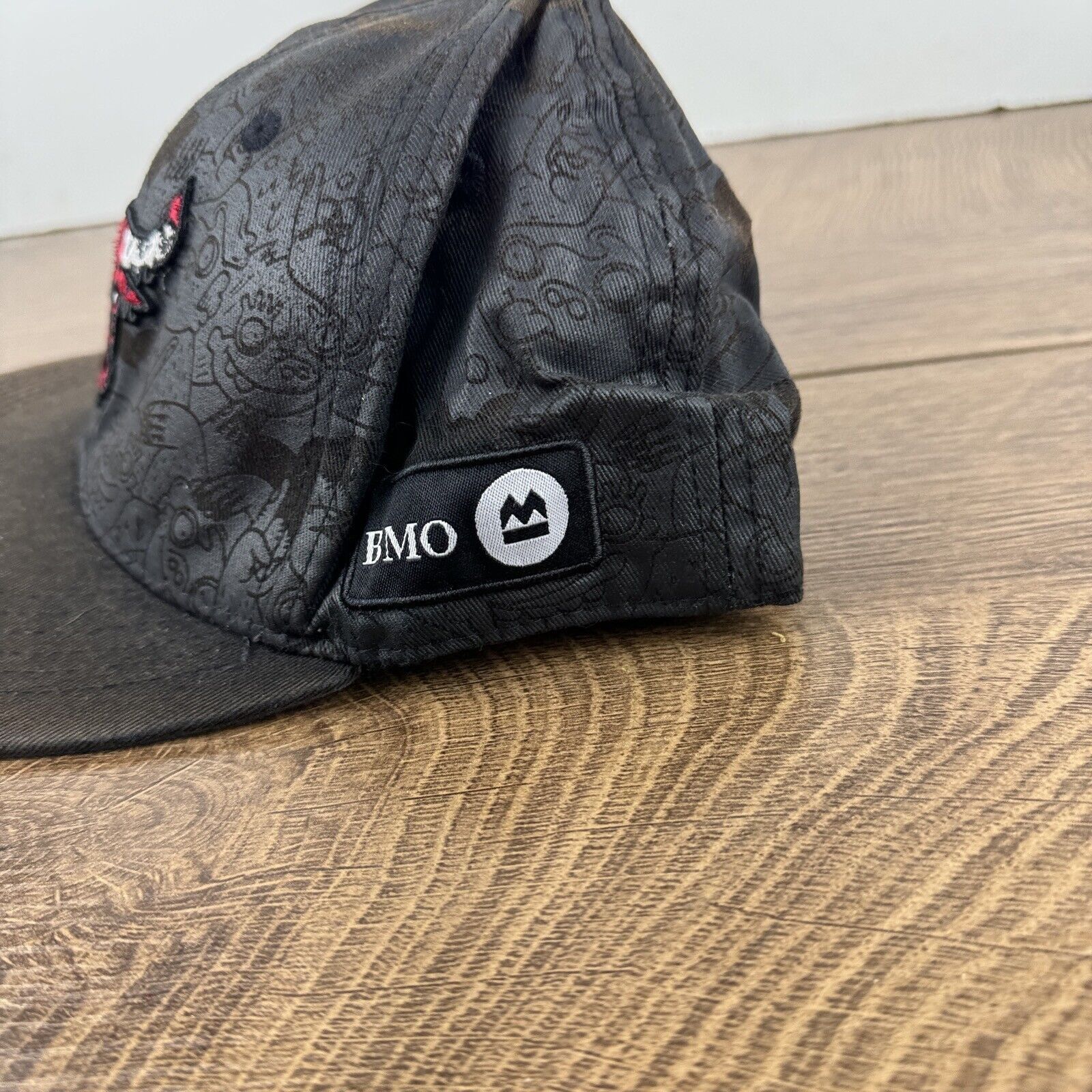 Other Chicago Bulls Snapback Hat Black Hat Adjustable Adult Size H Size ONE SIZE - 7 Thumbnail