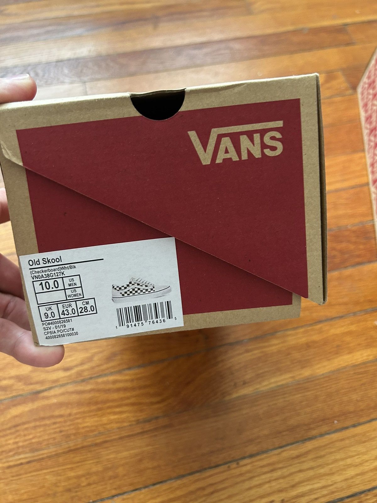 Vans Vans old school checkerboard cream Size US 10 / EU 43 - 7 Thumbnail