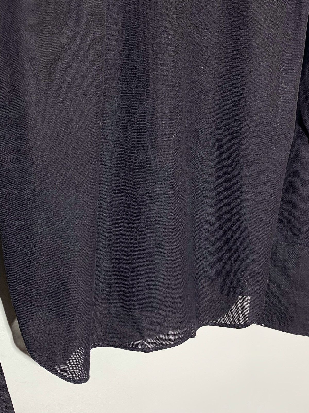 Prada Prada Slightly Transparent Dress Shirt Blue Size US M / EU 48-50 / 2 - 15 Thumbnail