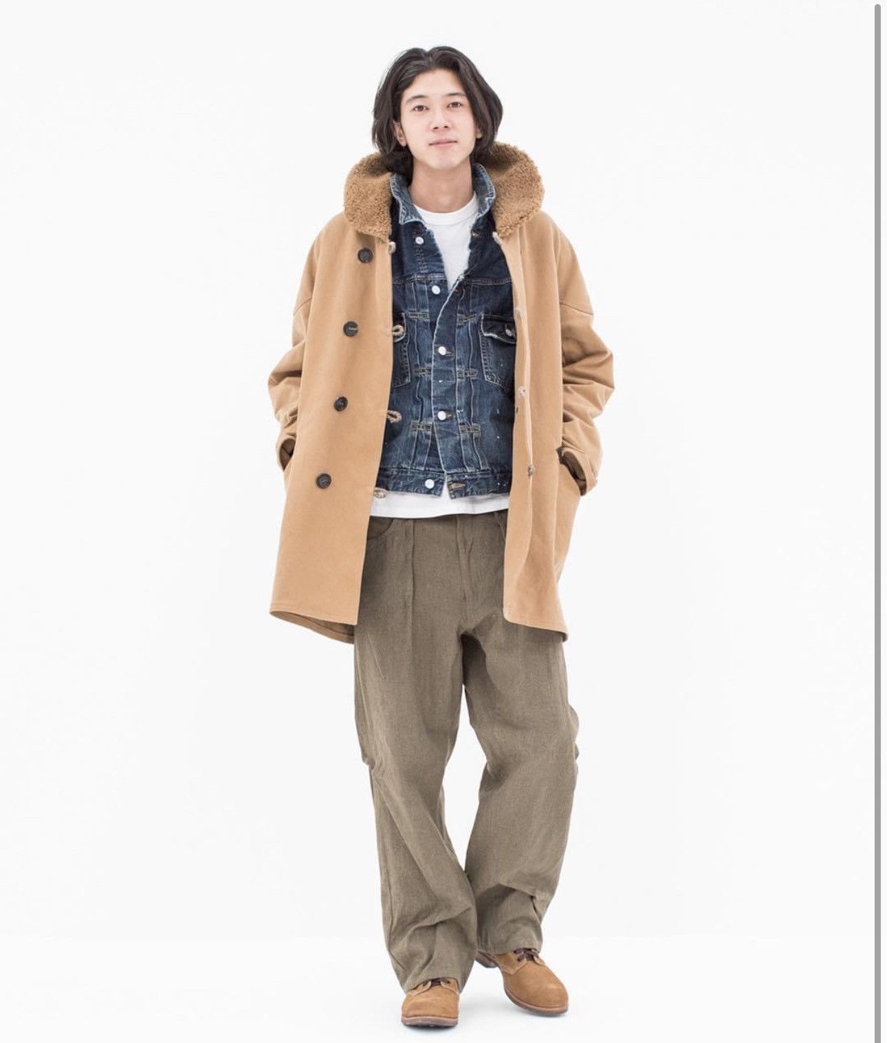 Visvim Visvim 18aw Big Sky Coat (JP Cnvs/Veg Shrling） Size US M / EU 48-50 / 2 - 4 Thumbnail